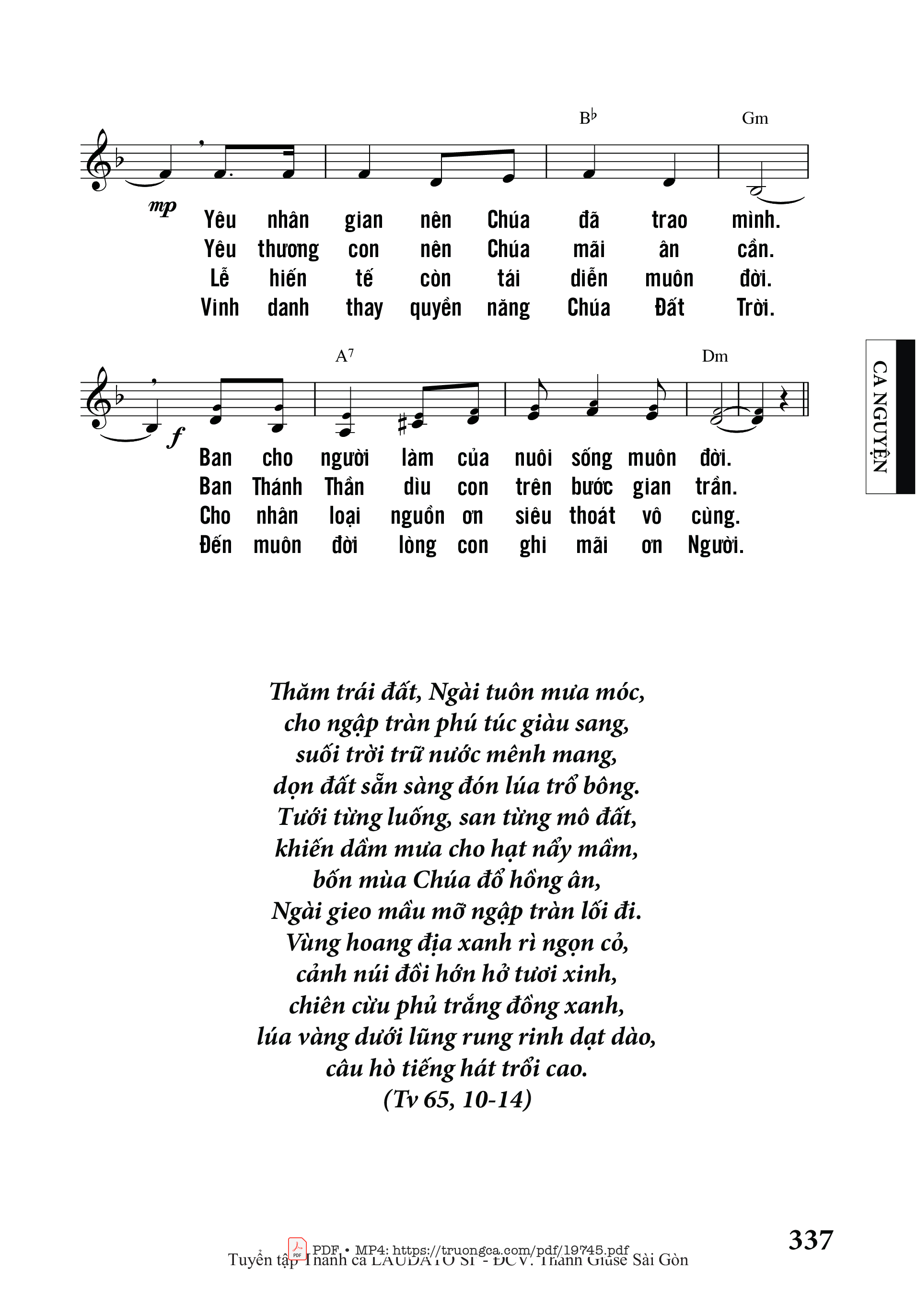 Page 2 of Sheet music PDF Trời bể bao la - Phạm Đình Đài