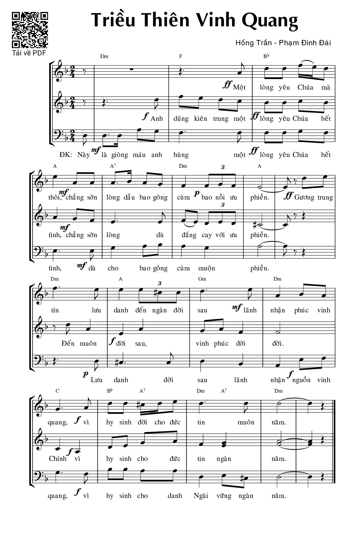 Triều thiên vinh quang