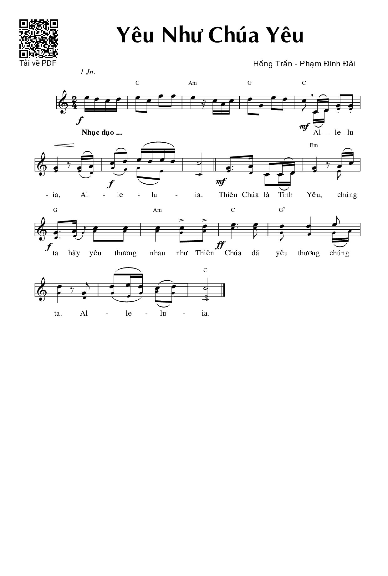 Yêu như Chúa yêu