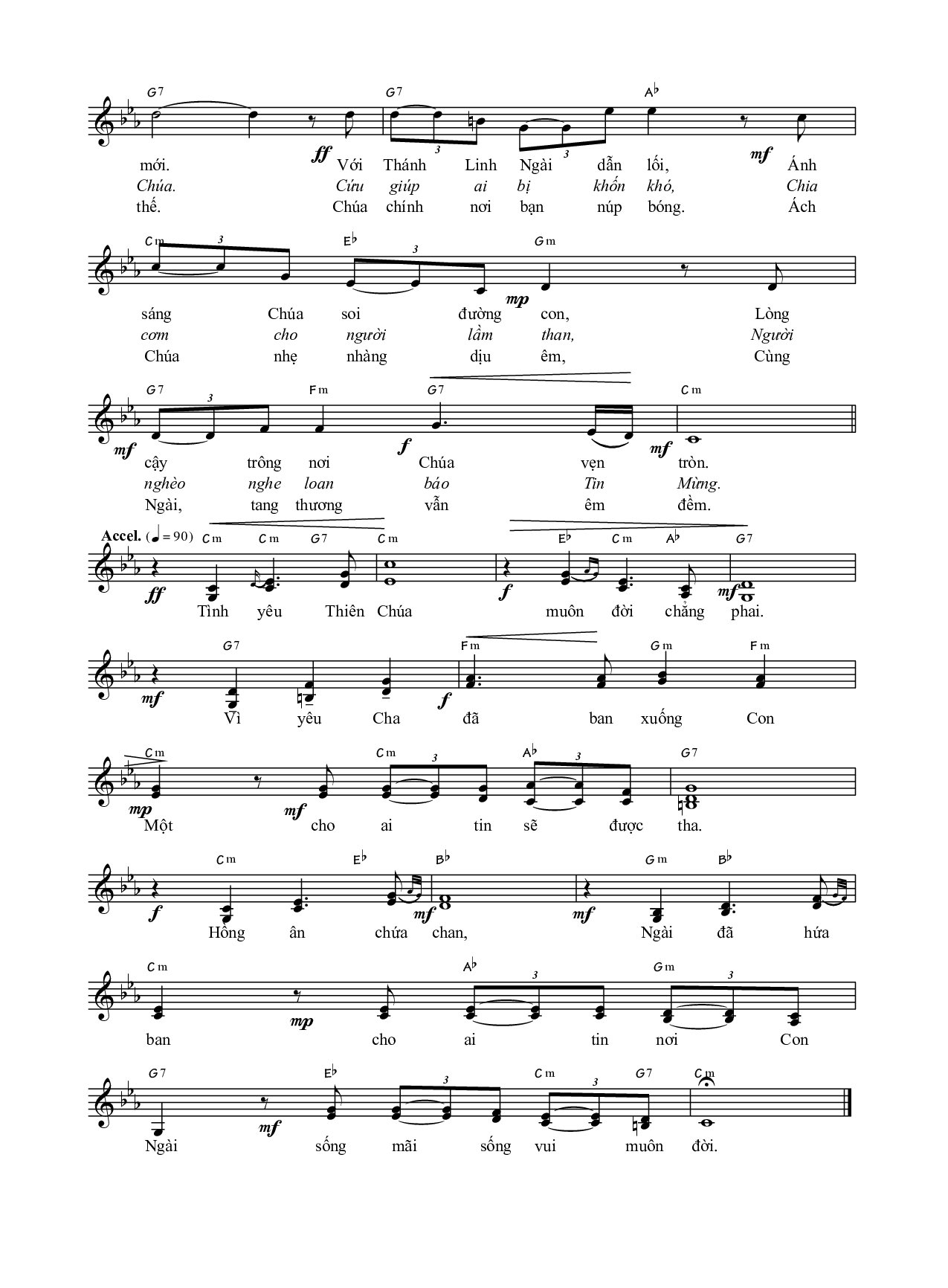 Page 2 of Sheet music PDF Tình yêu muôn đời - Phạm Đình Đài