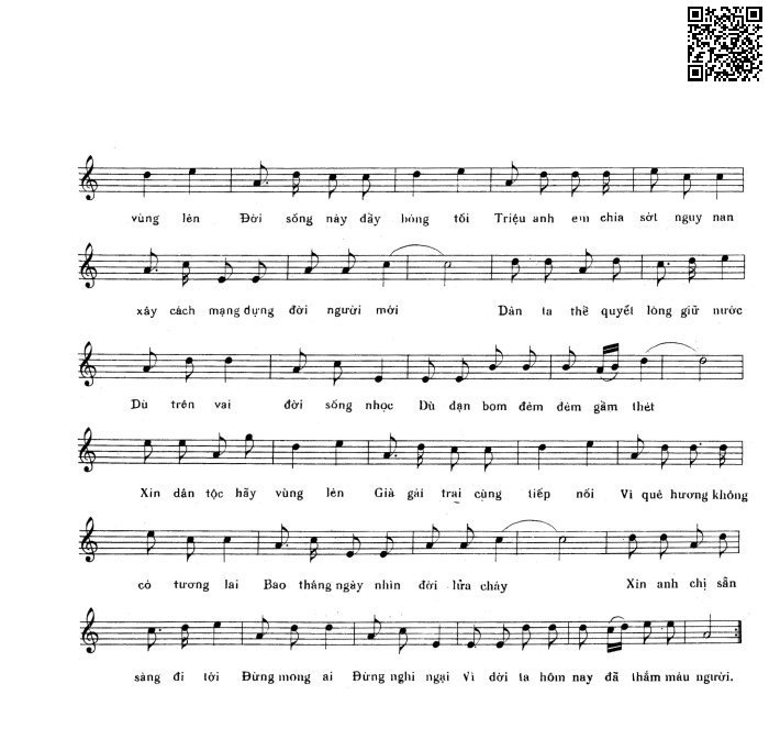 Page 2 of Sheet music PDF Đừng mong ai đừng nghi ngại - Trịnh Công Sơn