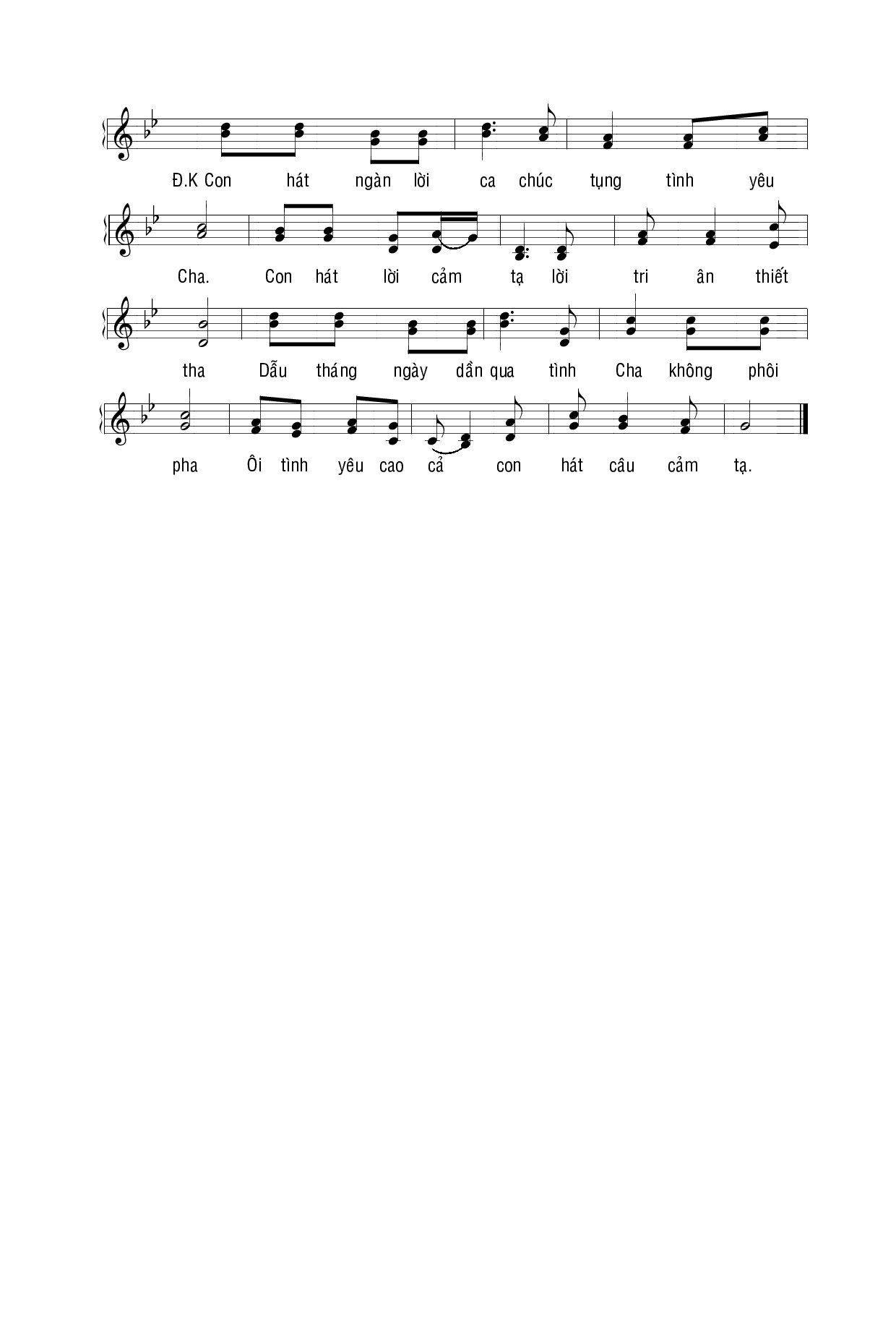 Page 2 of Sheet music PDF 25 Năm Hồng Ân - Hương Đan