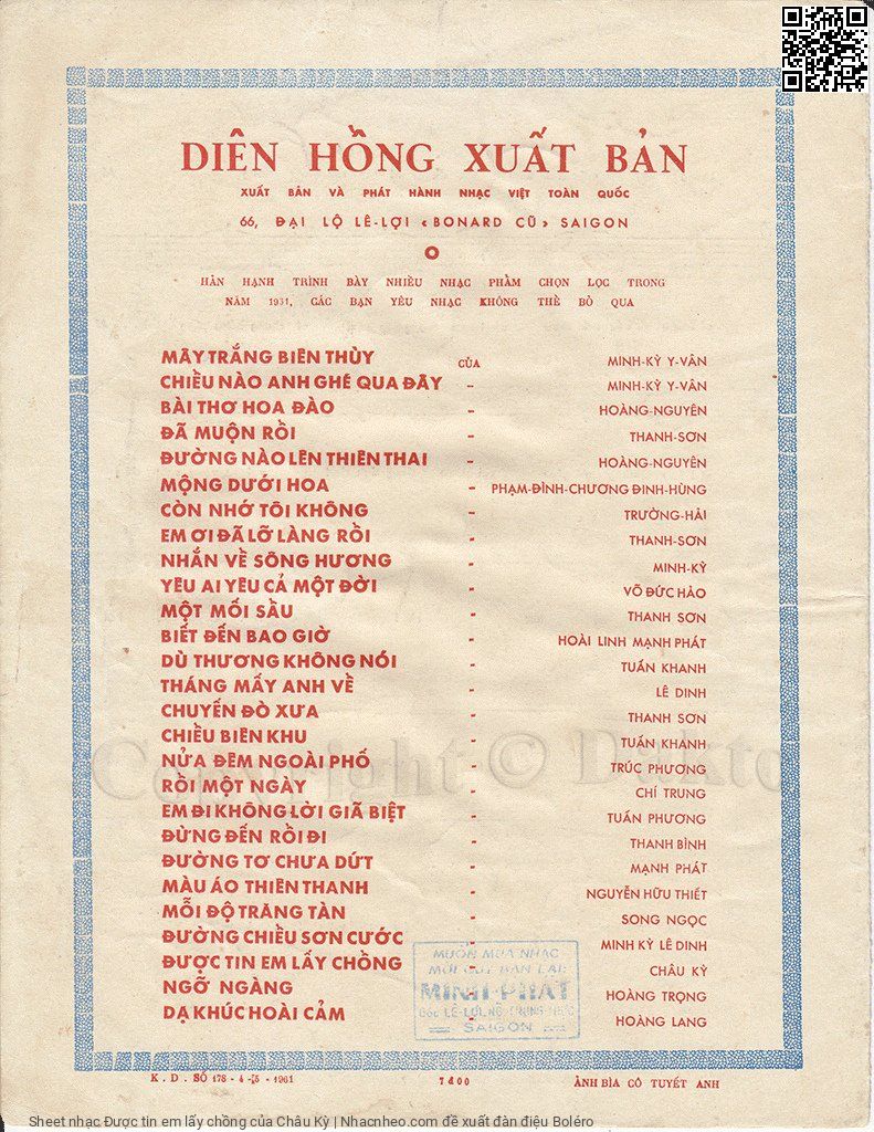 Page 4 of Sheet music PDF Được tin em lấy chồng - Châu Kỳ