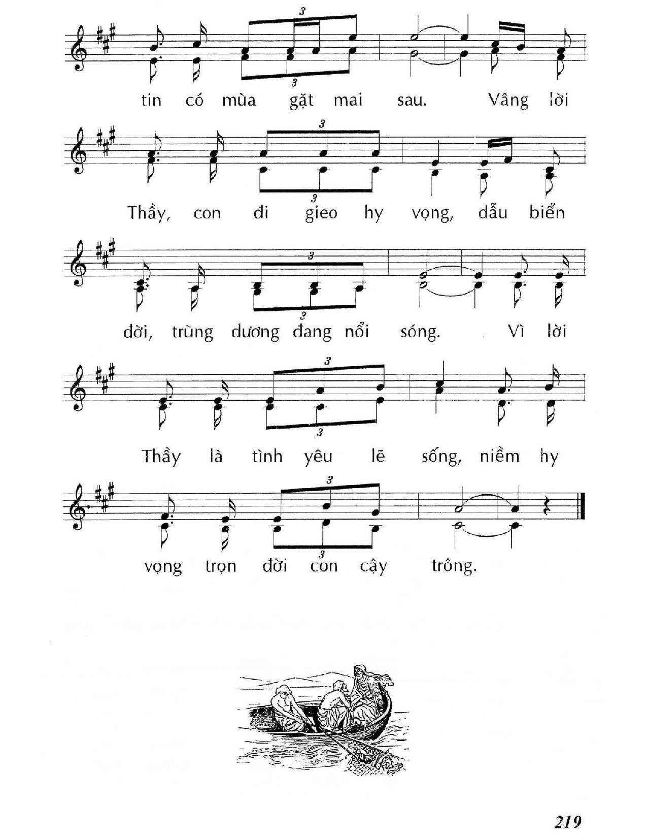 Page 3 of Sheet music PDF Vâng Lời Thầy - Huy Hoàng