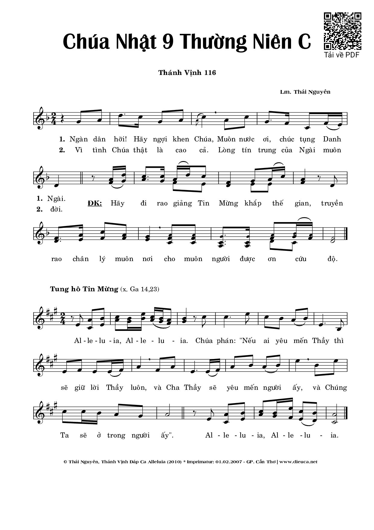 Hãy đi rao giảng Tin Mừng khắp thế gian, Trang 6