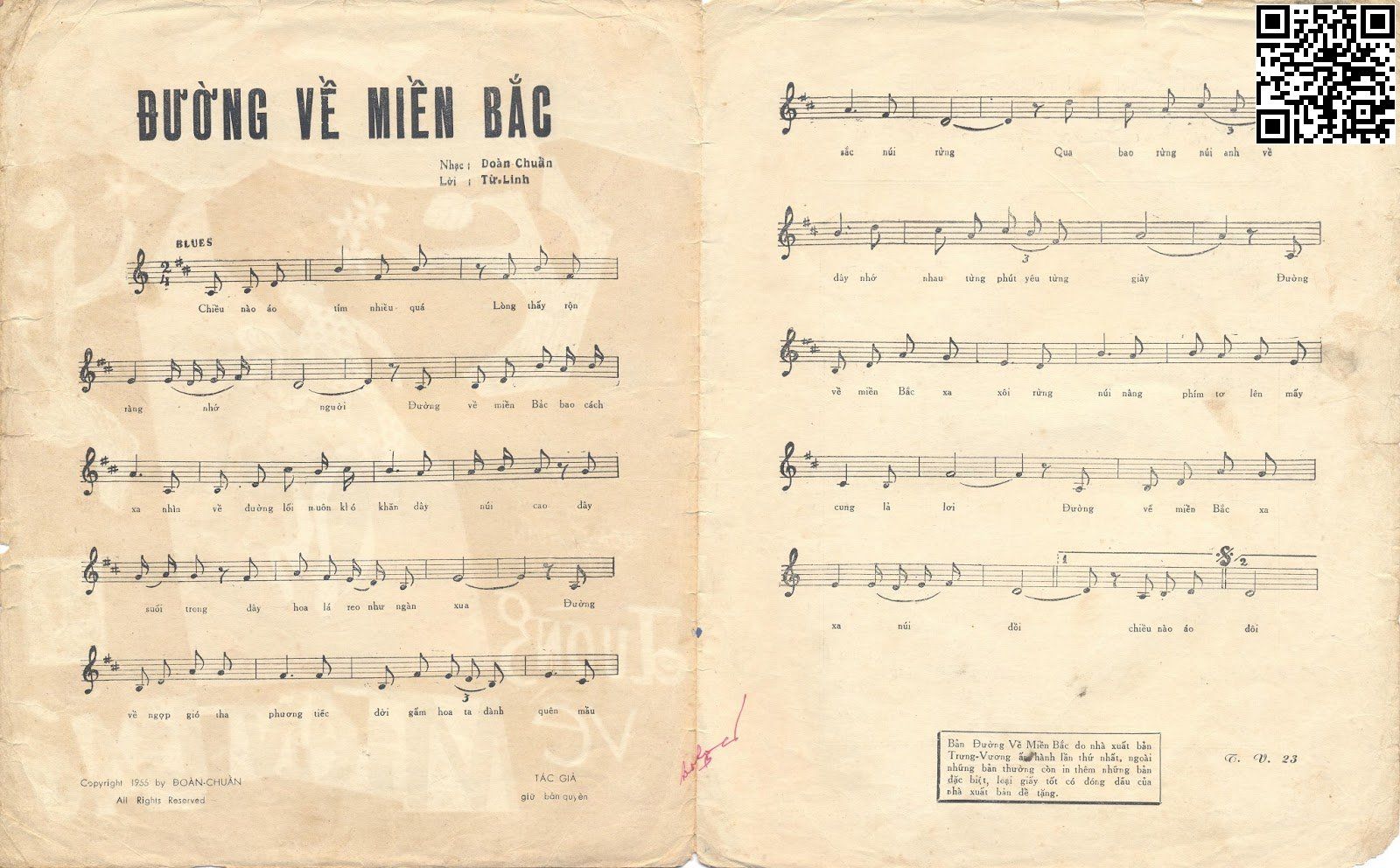 Page 2 of Sheet music PDF Đường về Việt Bắc - Đoàn Chuẩn