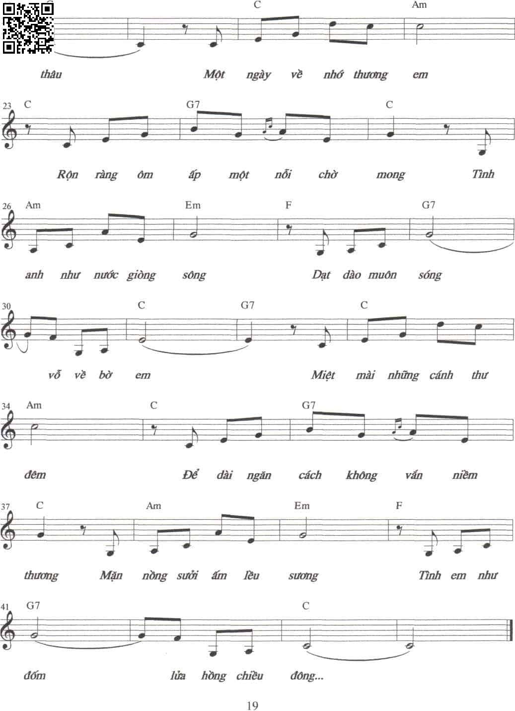 Page 2 of Sheet music PDF Em - Nguyễn Trương Hà Phương