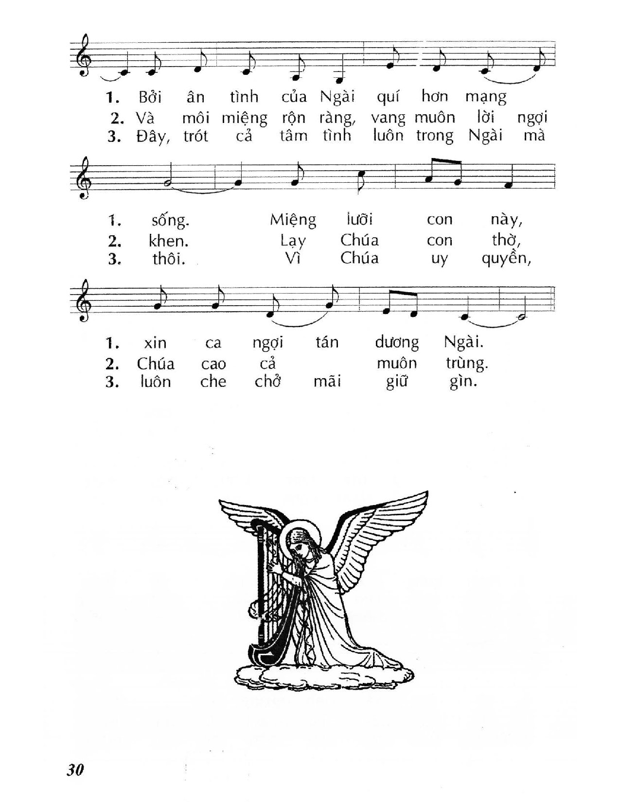 Page 2 of Sheet music PDF Lạy Thiên Chúa con thờ (Thánh Vịnh 62) - Huy Hoàng