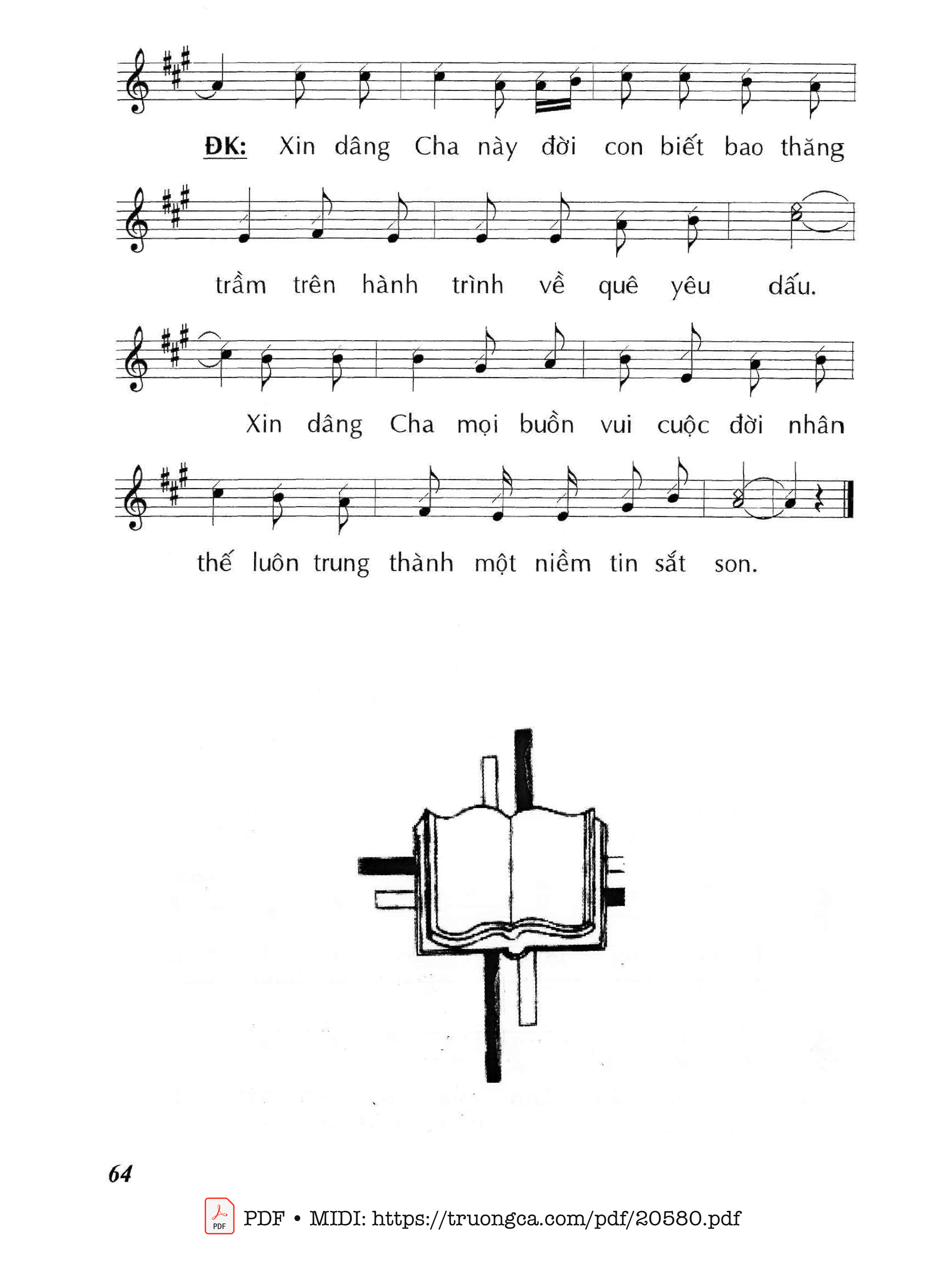 Cùng với lễ vật hôm nay con xin dâng ngàn muôn đắng cay của kiếp người mang phận lưu đày luôn khát vọng, Trang 2