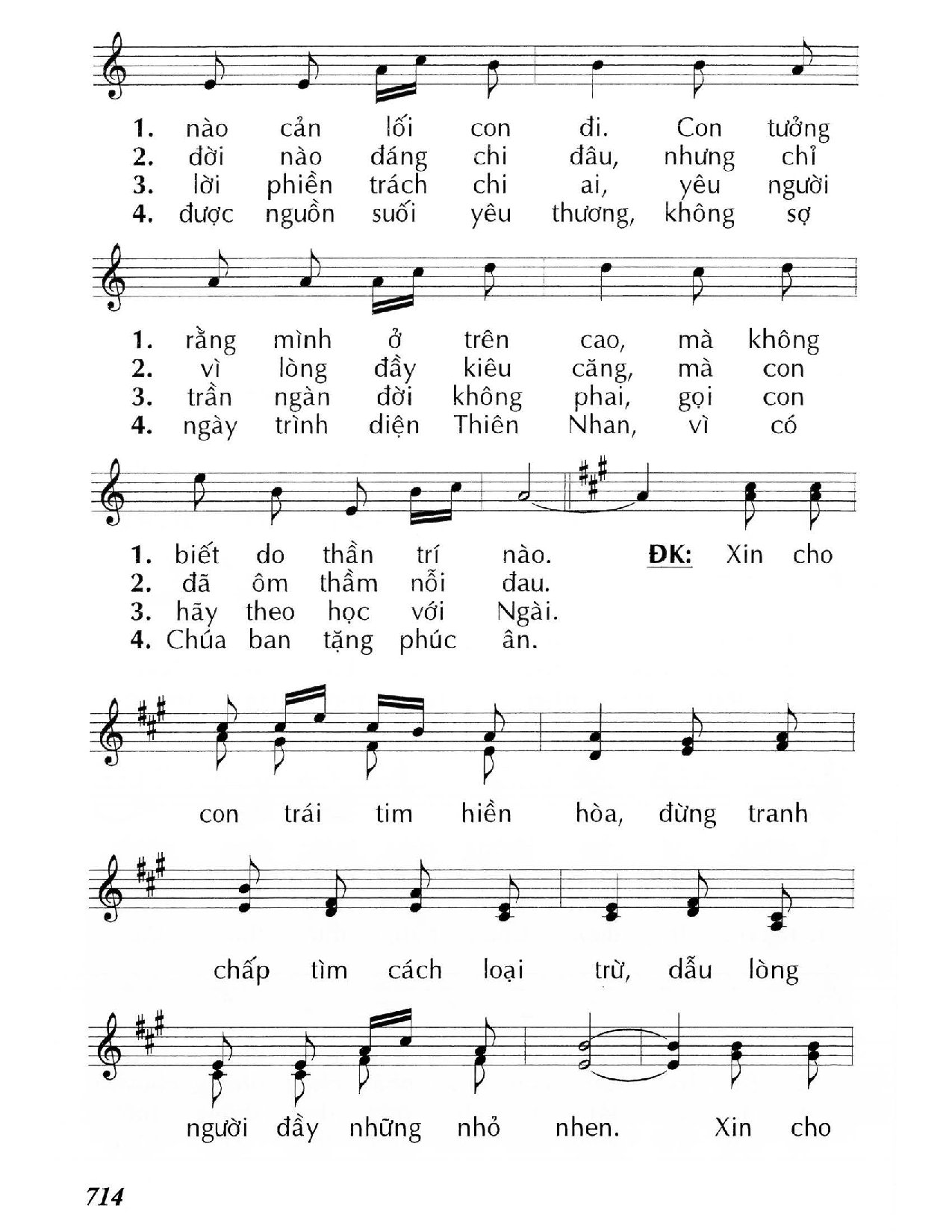 Page 2 of Sheet music PDF Trái tim hiền hòa - Huy Hoàng