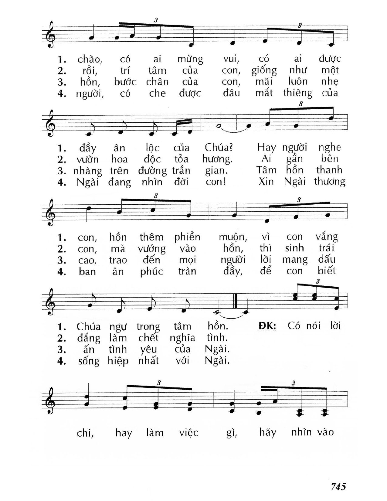 Page 2 of Sheet music PDF Nghe lời Mẹ chào - Huy Hoàng