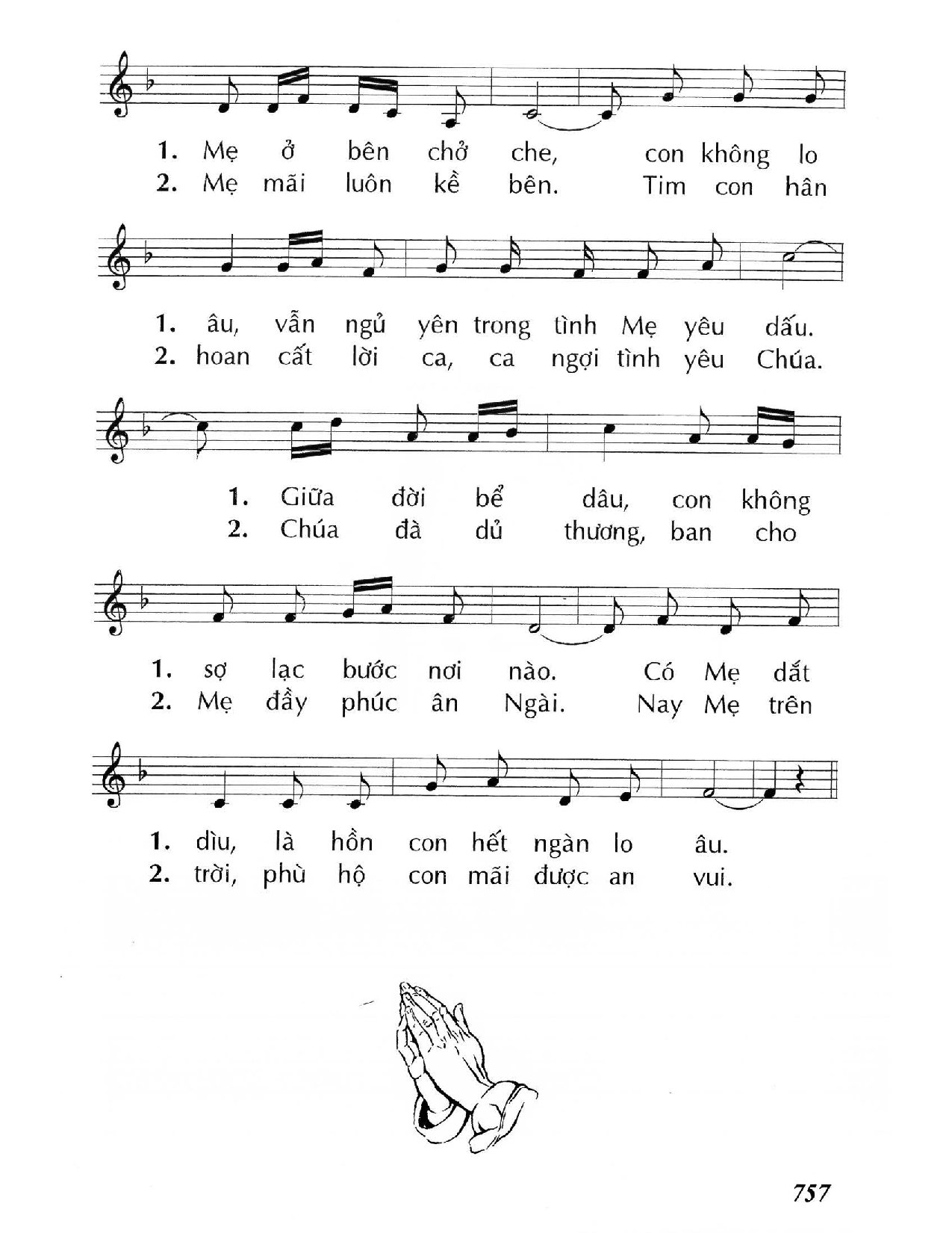 Page 2 of Sheet music PDF Xin Mẹ phù giúp - Huy Hoàng