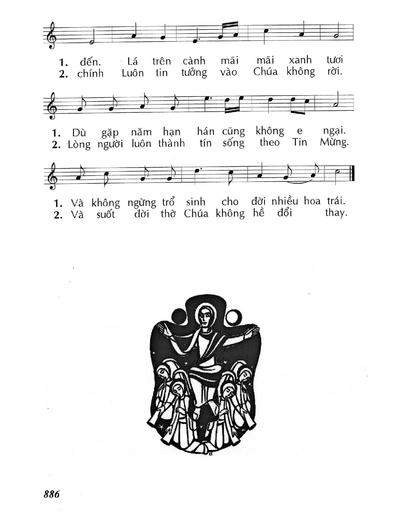 Page 2 of Sheet music PDF Các Thánh Nam Nữ - Huy Hoàng