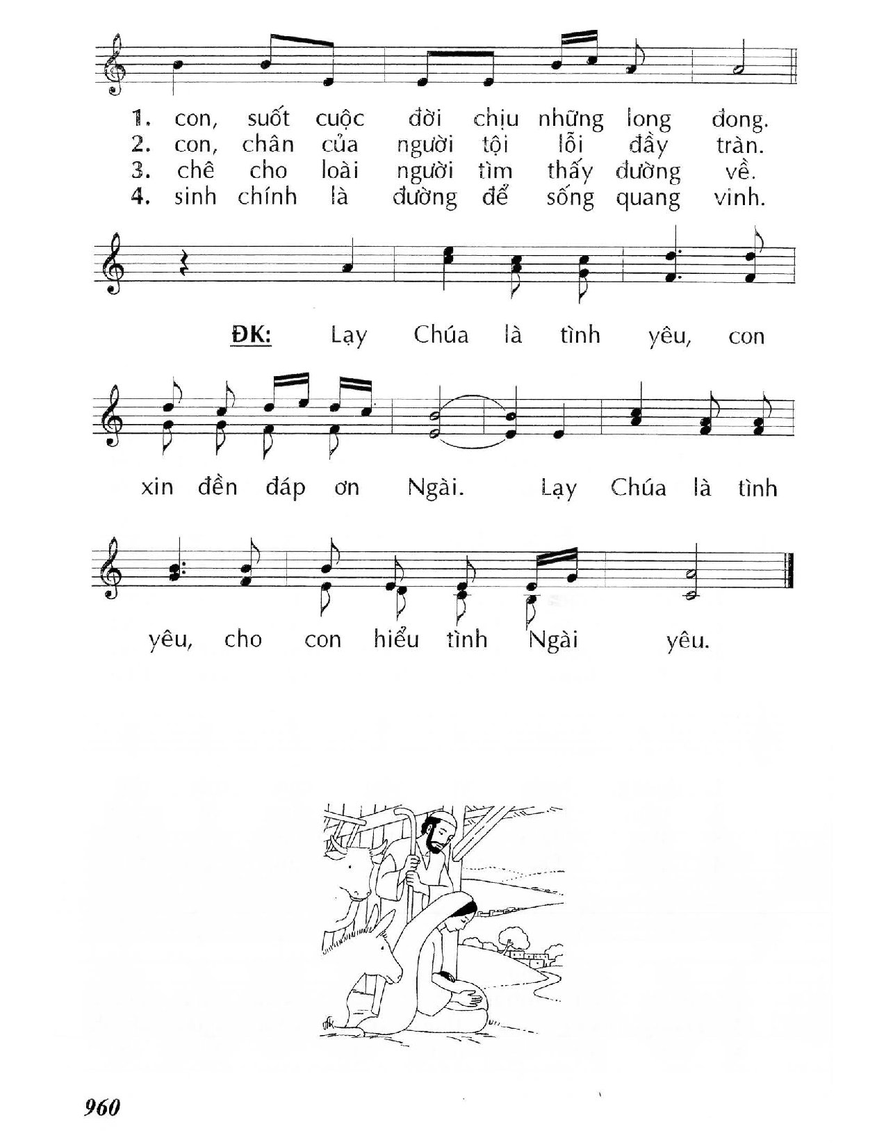 Page 2 of Sheet music PDF Ngài vì yêu con - Huy Hoàng