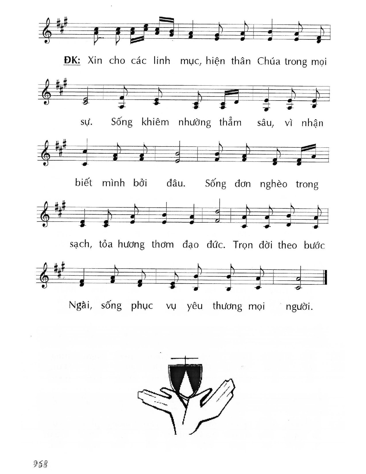 Page 2 of Sheet music PDF Xin thánh hóa Linh mục - Huy Hoàng