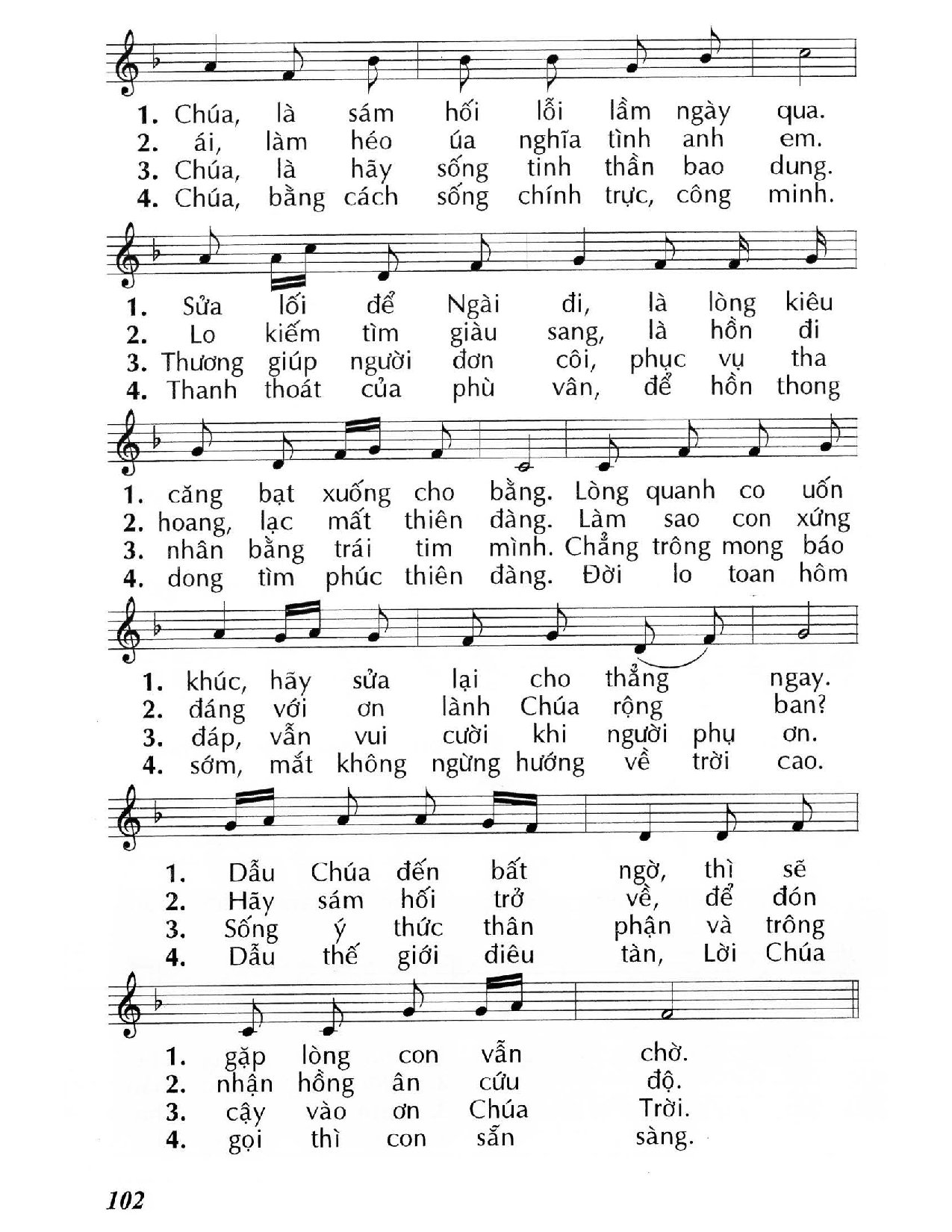 Page 2 of Sheet music PDF Dọn đường Chúa đến (Mc. 1) - Huy Hoàng