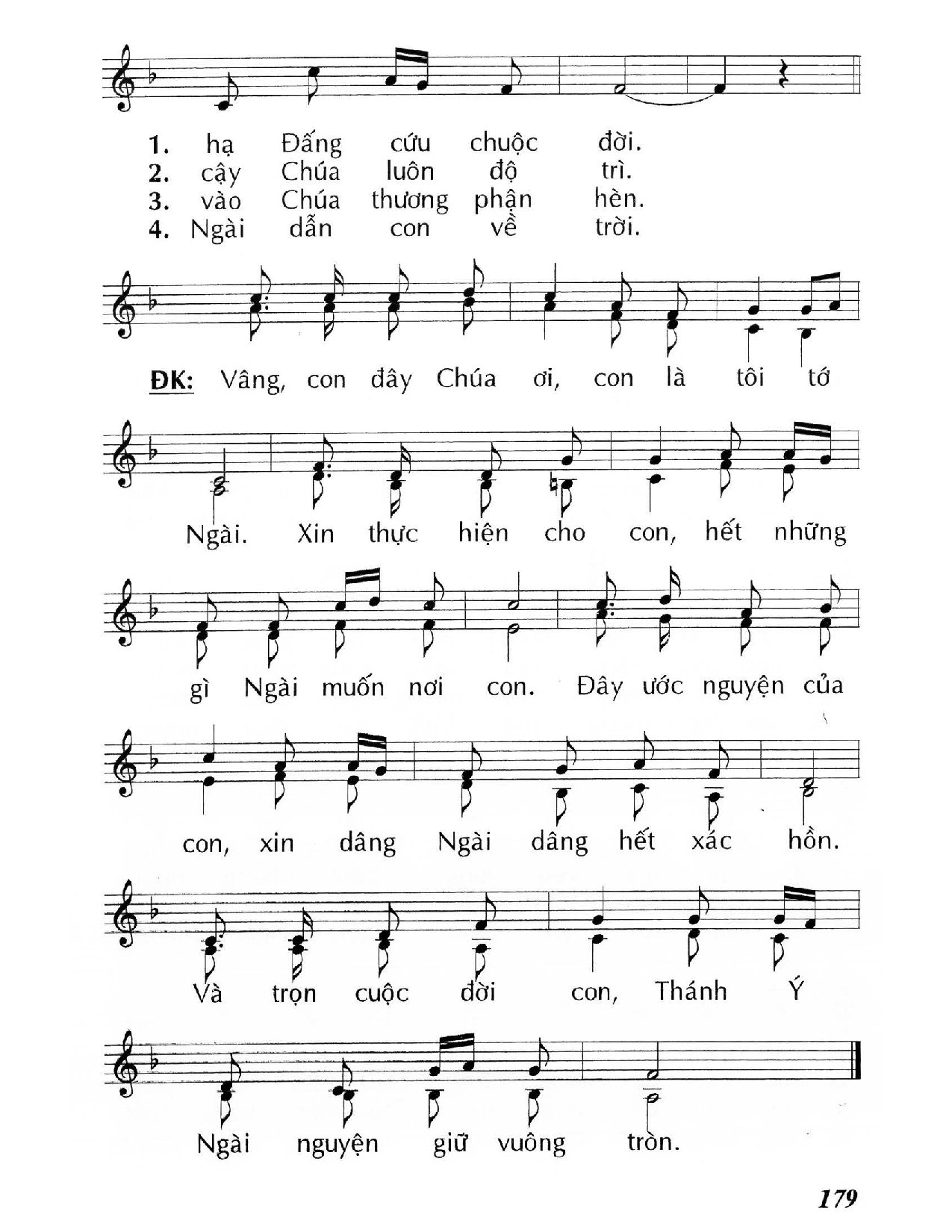 Page 2 of Sheet music PDF Thiên Thần truyền tin cho Mẹ (Lc. 1) - Huy Hoàng