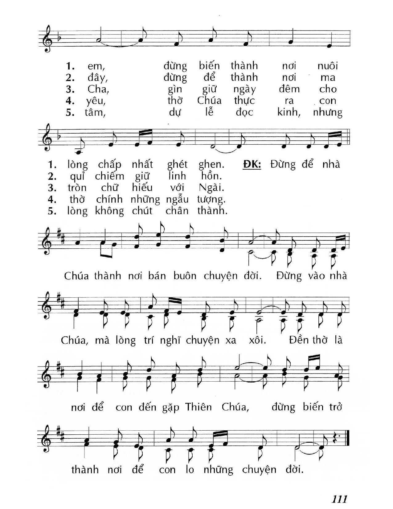 Page 2 of Sheet music PDF Đền thờ Chúa (Ga. 2) - Huy Hoàng