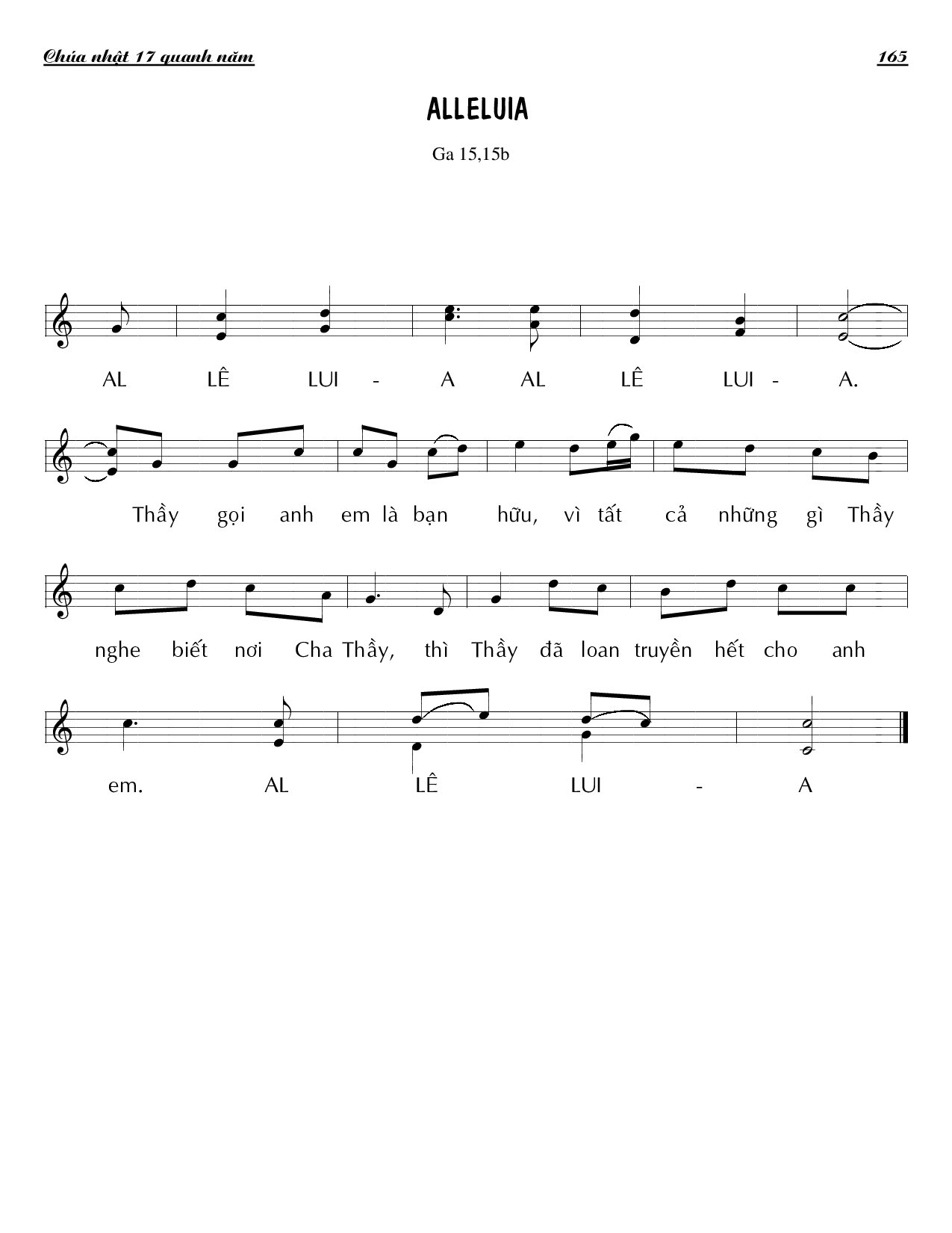 Page 2 of Sheet music PDF Chúa Nhật 17B Thường Niên (Thánh Vịnh 144) - Huy Hoàng