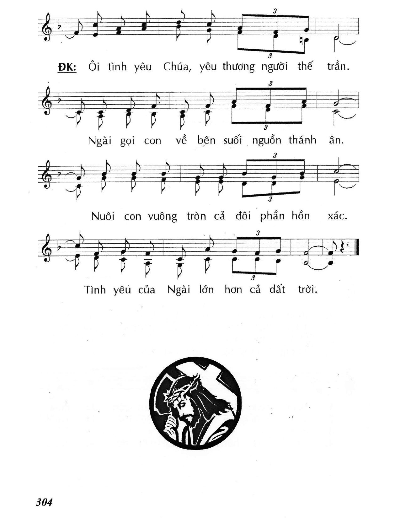 Page 2 of Sheet music PDF Chúa yêu người thế trần (Ga. 6) - Huy Hoàng