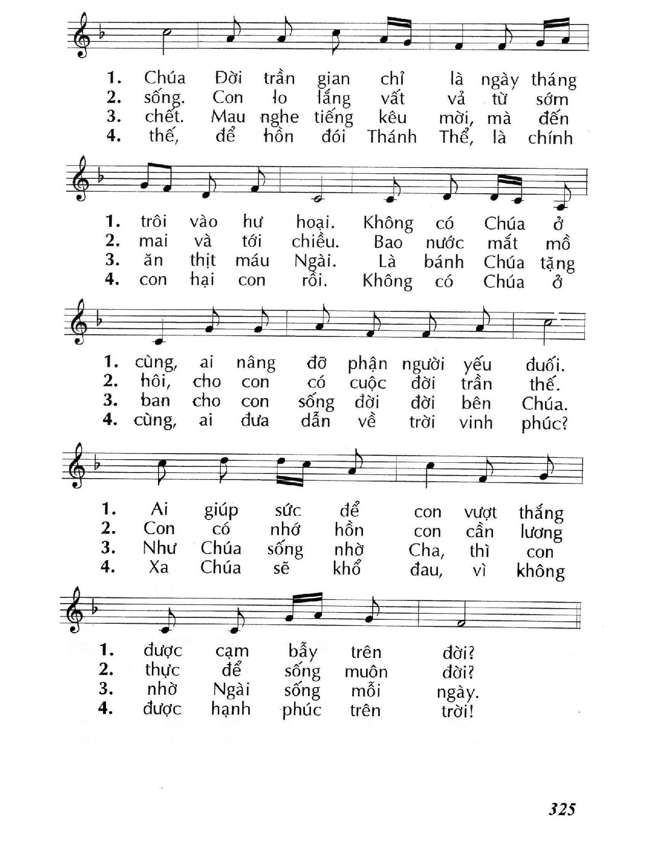 Page 2 of Sheet music PDF Chúa là Bánh Hằng Sống (Ga. 6) - Huy Hoàng