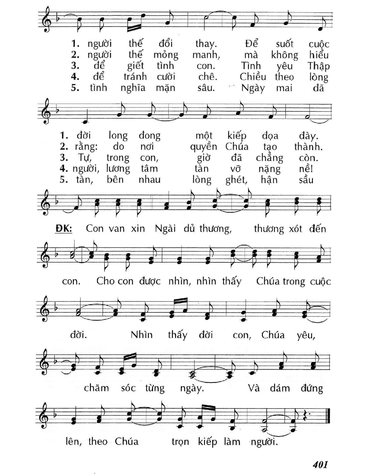 Page 2 of Sheet music PDF Người mù bên vệ đường (Mc. 10) - Huy Hoàng