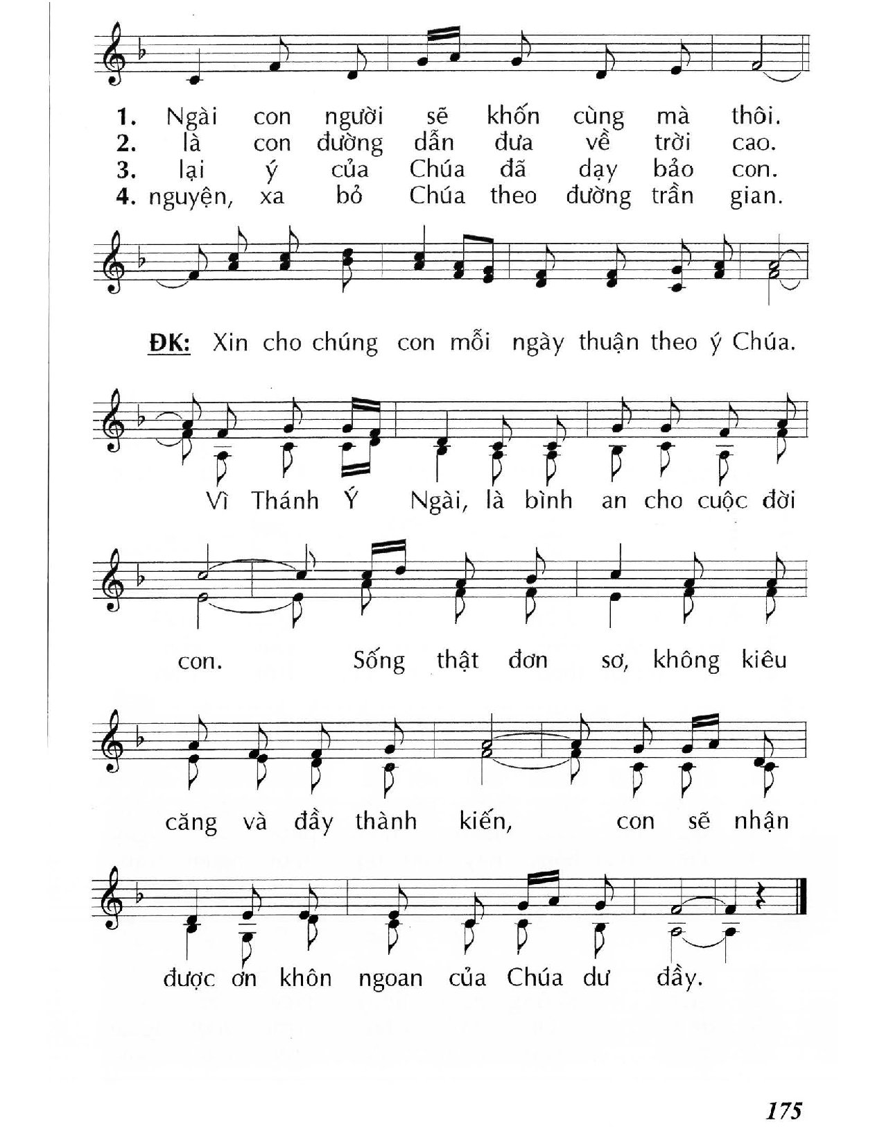 Page 2 of Sheet music PDF Thuận theo ý Chúa (Lc. 4) - Huy Hoàng