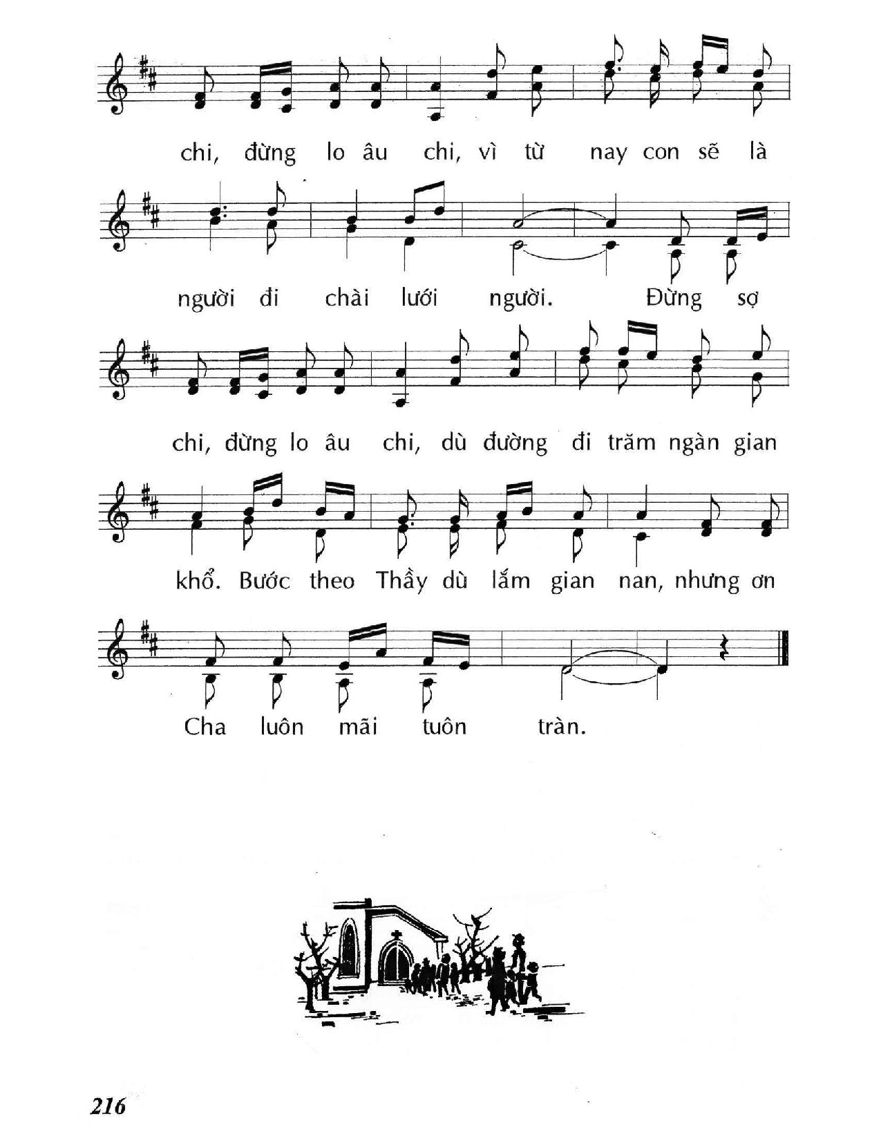 Page 2 of Sheet music PDF Bước theo Ngài (Lc. 5) - Huy Hoàng