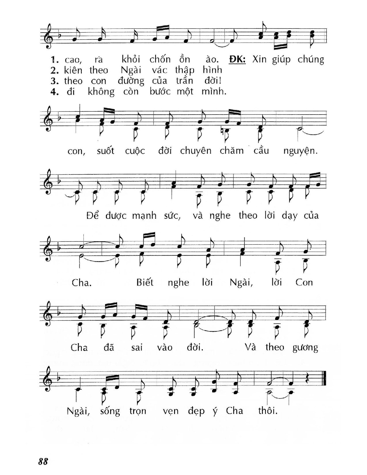 Page 2 of Sheet music PDF Chúa biến hình (Lc. 9) - Huy Hoàng