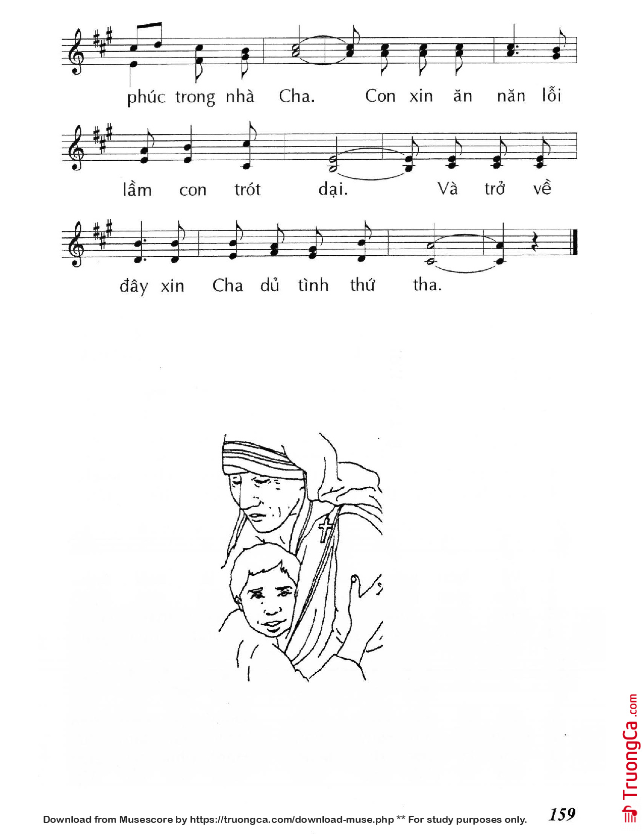 Page 2 of Sheet music PDF Xin Cha tha thứ (Lc. 15) - Huy Hoàng