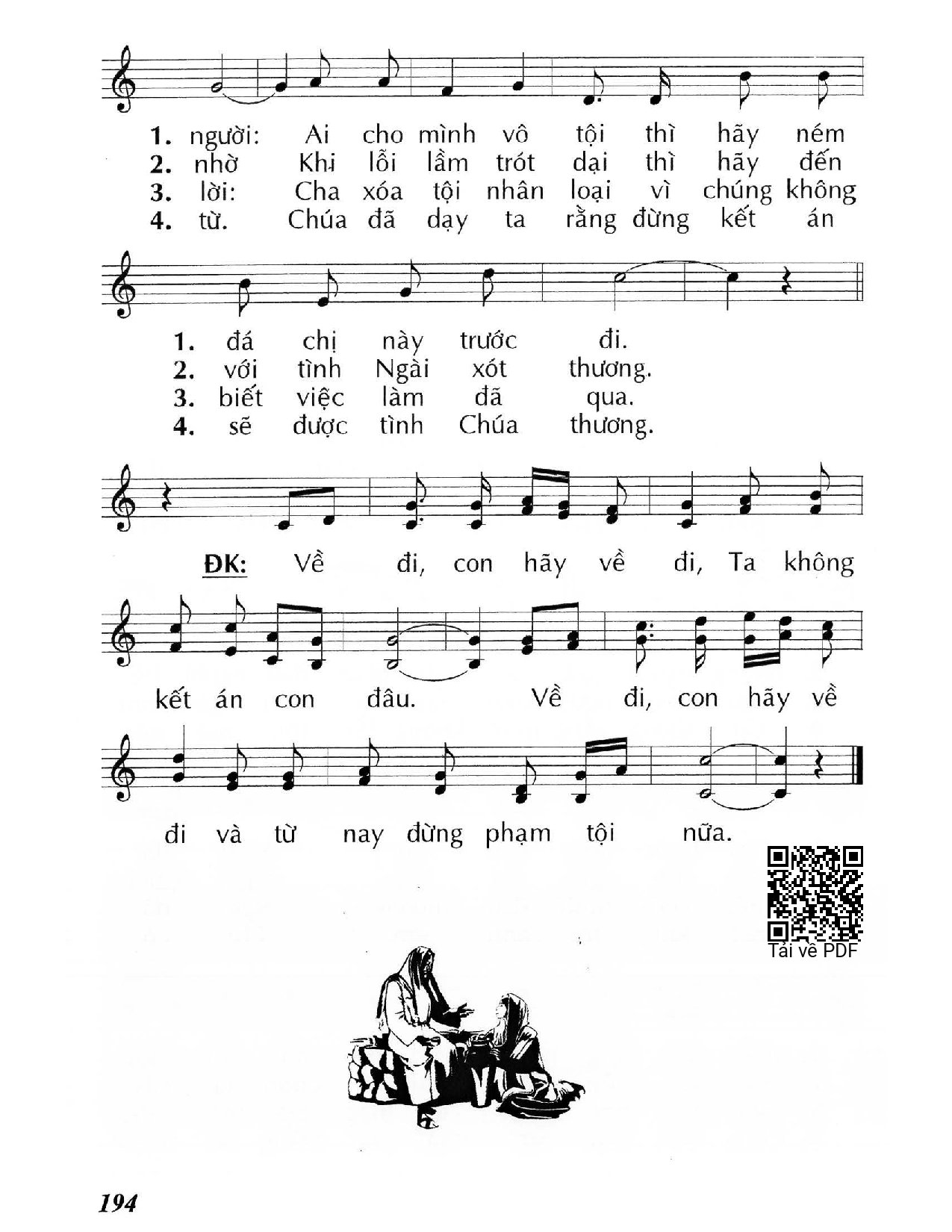 Page 2 of Sheet music PDF Phụ nữ ngoại tình (Ga. 8) - Huy Hoàng