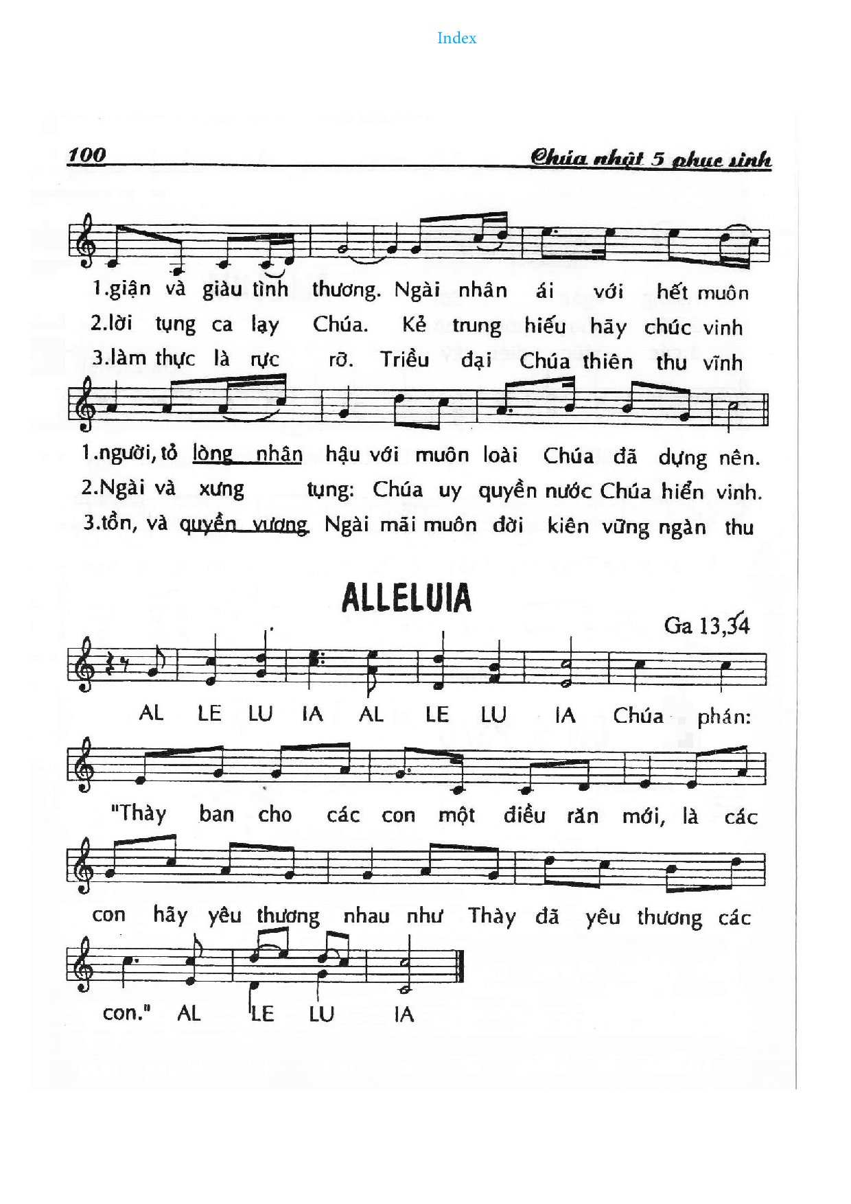 Page 2 of Sheet music PDF Chúa Nhật 5C Phục Sinh (Thánh Vịnh 144) - Huy Hoàng