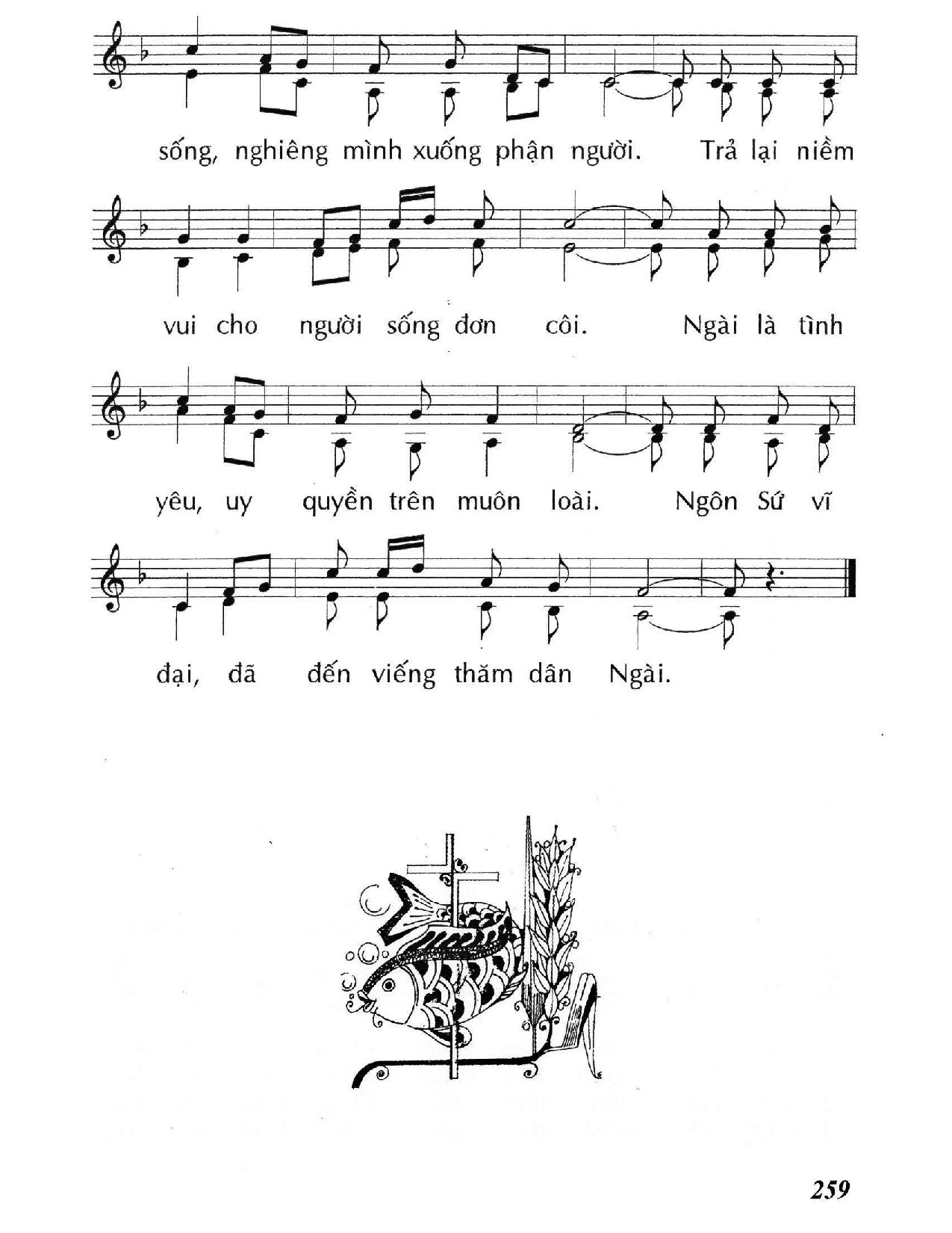 Page 2 of Sheet music PDF Chúa là sự sống (Lc. 7) - Huy Hoàng