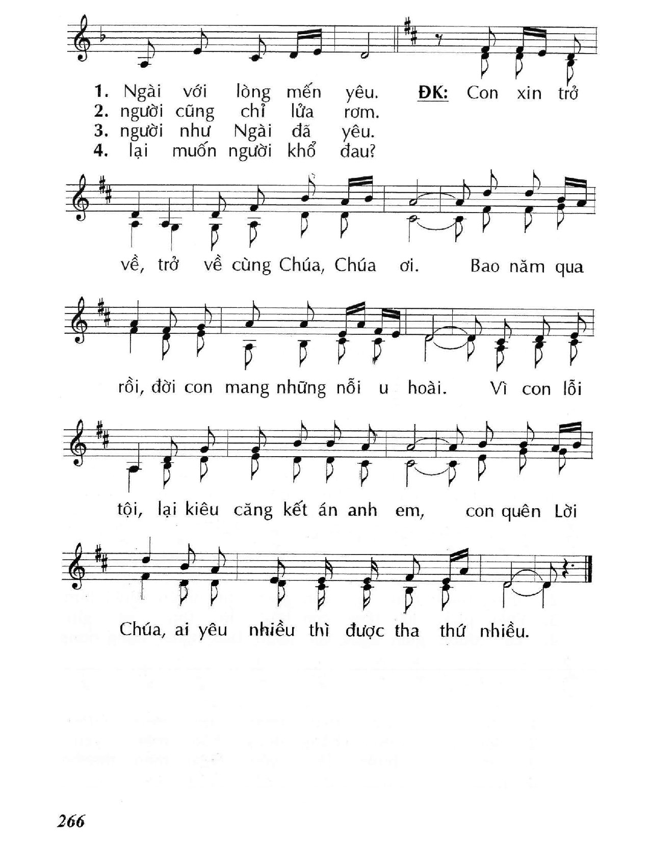 Page 2 of Sheet music PDF Người lỗi lầm trở về (Lc. 7) - Huy Hoàng