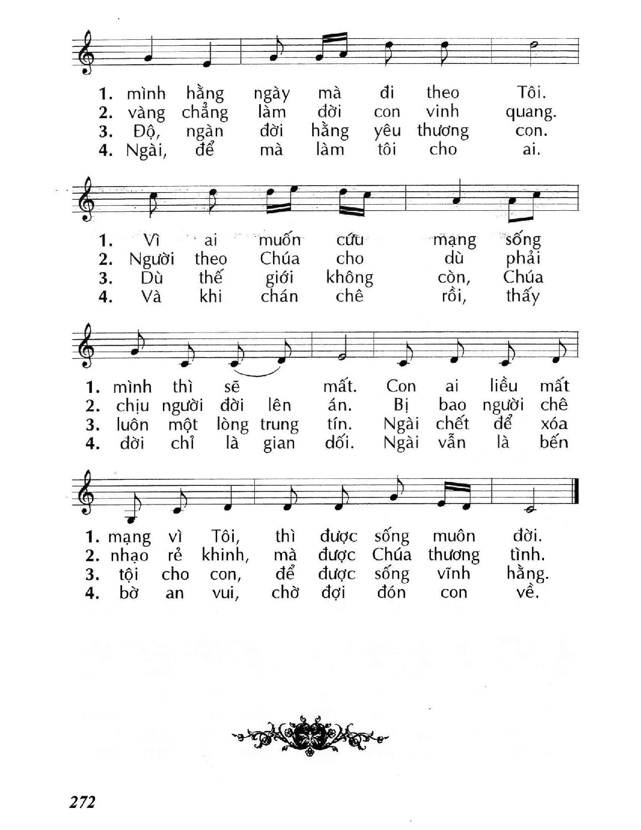 Page 2 of Sheet music PDF Con Người phải chịu đau khổ (Lc. 9) - Huy Hoàng