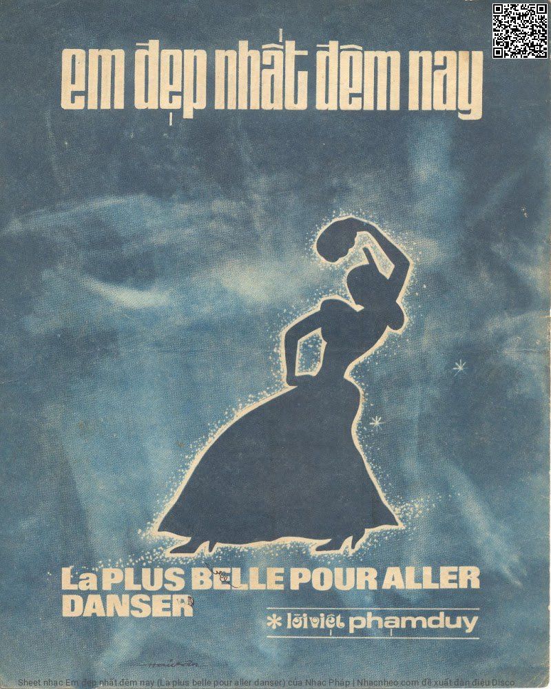 Sheet PDF of Em đẹp nhất đêm nay (La plus belle pour aller danser)