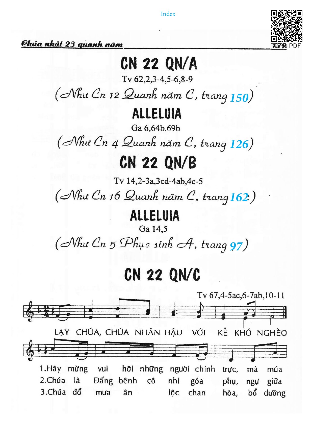 Page 1 of Sheet music PDF Chúa Nhật 22C Thường Niên (Thánh Vịnh 67) - Huy Hoàng