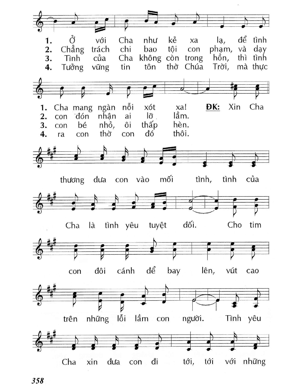 Page 2 of Sheet music PDF Như kẻ xa lạ (Lc. 15) - Huy Hoàng