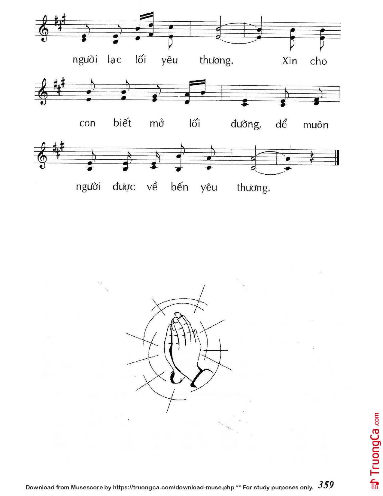 Page 3 of Sheet music PDF Như kẻ xa lạ (Lc. 15) - Huy Hoàng