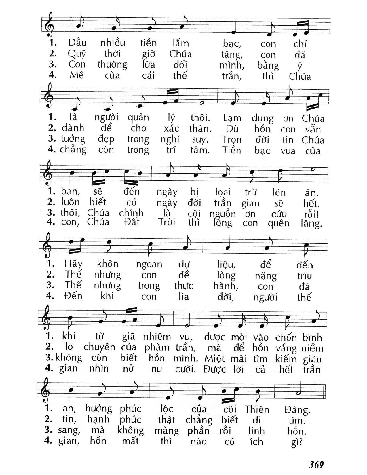 Page 2 of Sheet music PDF Không ai làm tôi hai chủ (Lc. 16) - Huy Hoàng