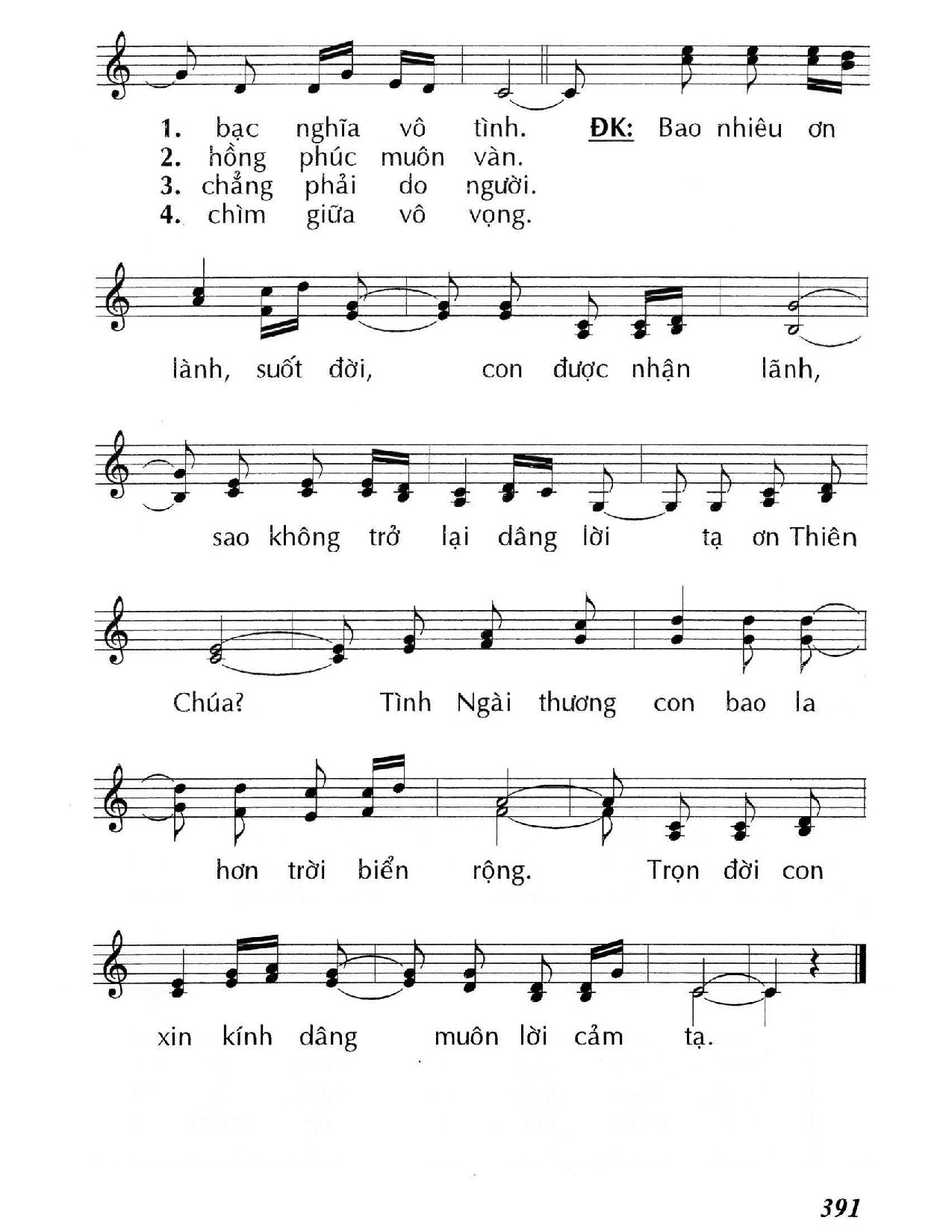 Page 2 of Sheet music PDF Cảm tạ ơn Chúa (Lc. 17) - Huy Hoàng