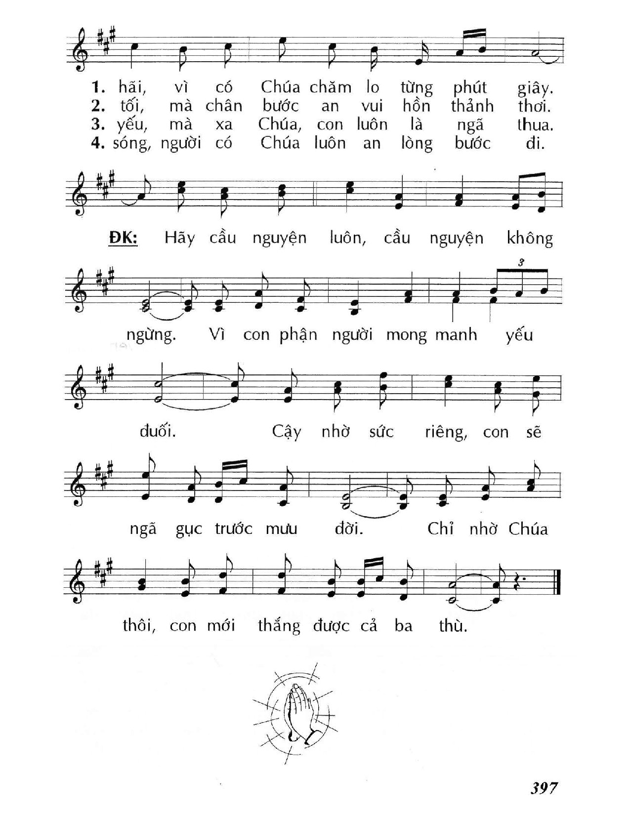 Page 2 of Sheet music PDF Hãy cầu nguyện luôn (Lc. 18) - Huy Hoàng