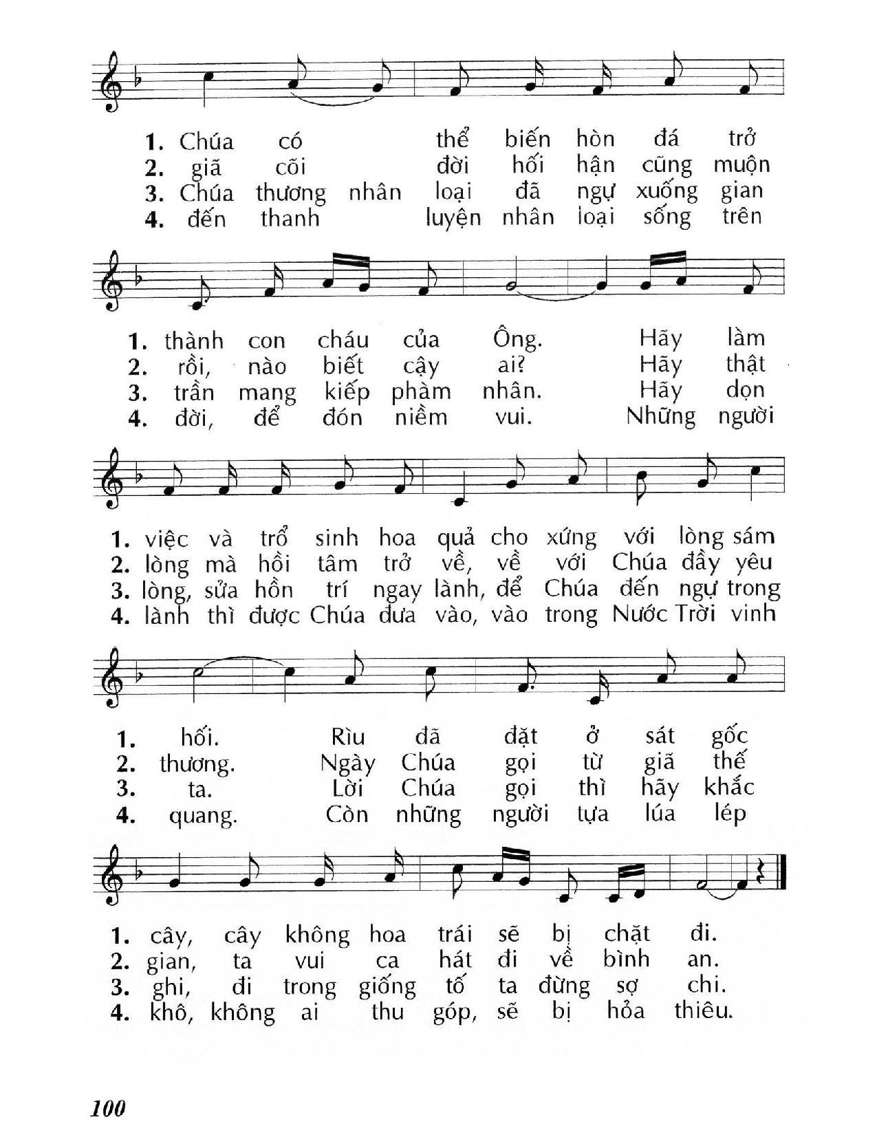 Page 2 of Sheet music PDF Hãy sám hối (Mt. 3) - Huy Hoàng