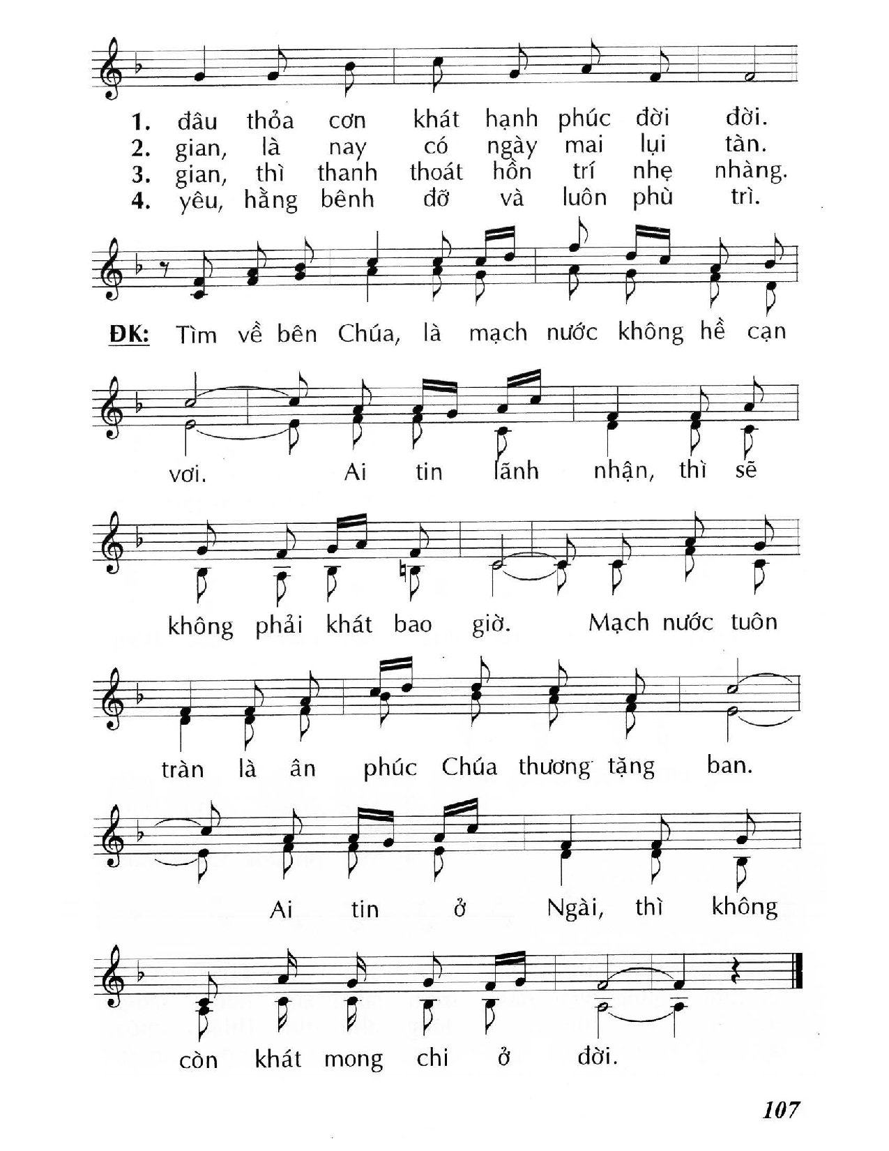 Page 2 of Sheet music PDF Ai uống nước Ta ban (Ga. 4) - Huy Hoàng