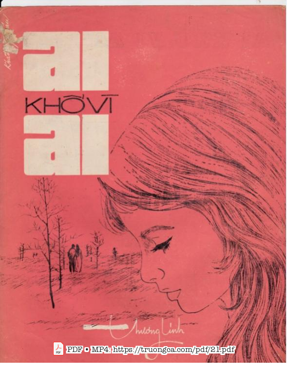 Sheet PDF of Ai khổ vì ai