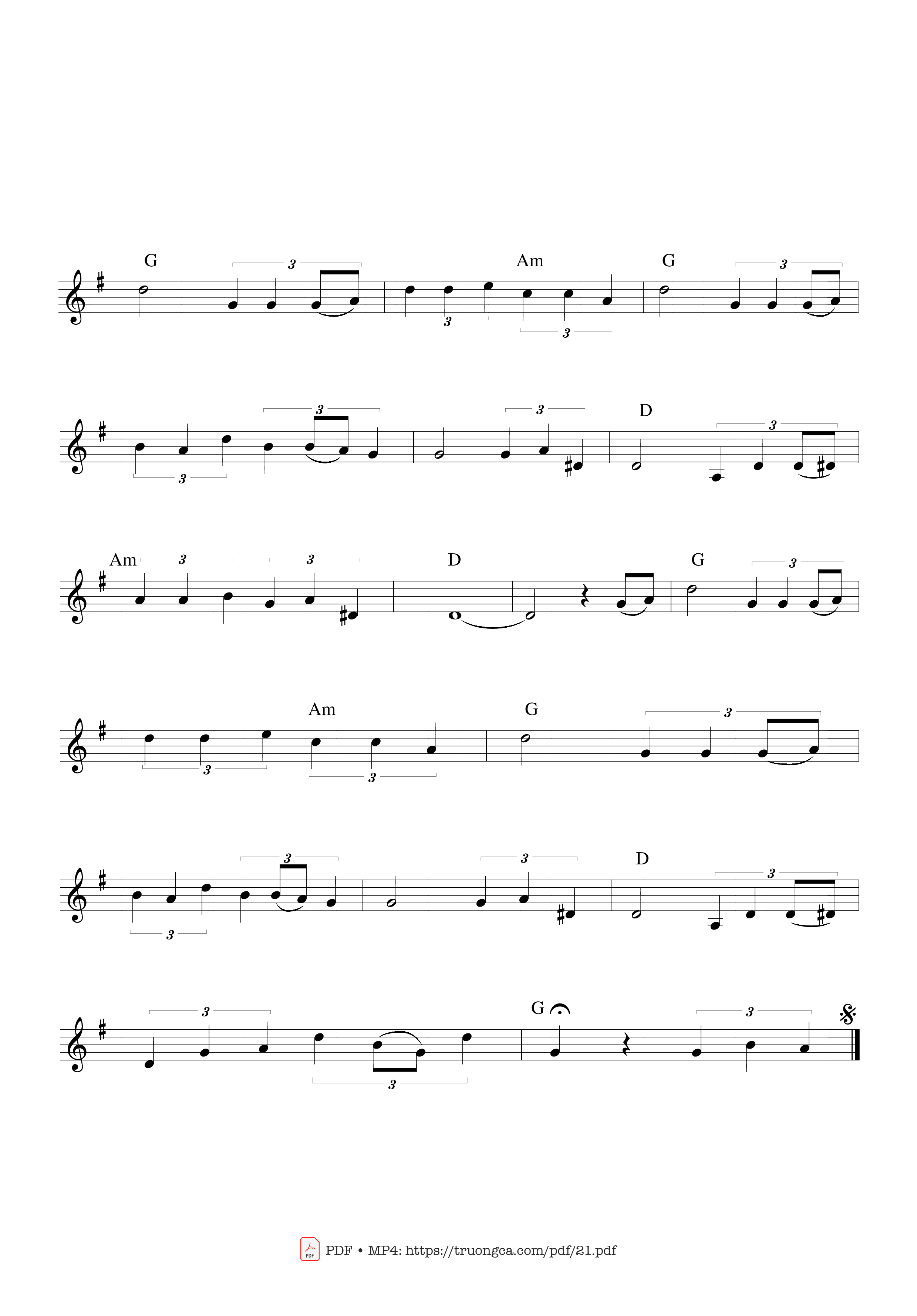 Page 6 of Sheet music PDF Ai khổ vì ai - Thương Linh
