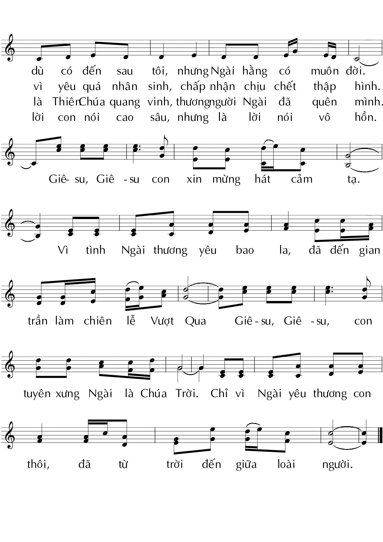 Page 2 of Sheet music PDF Ngài là Chiên Thiên Chúa - Huy Hoàng