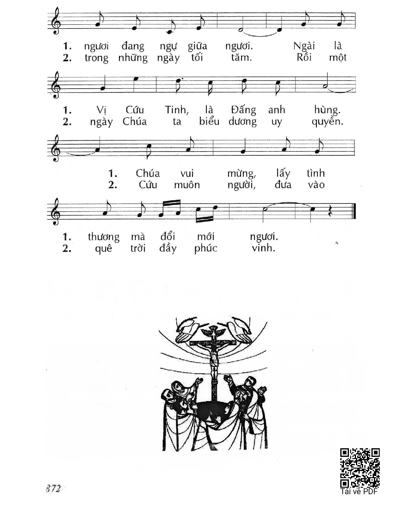 Page 2 of Sheet music PDF Reo vui lên - Huy Hoàng