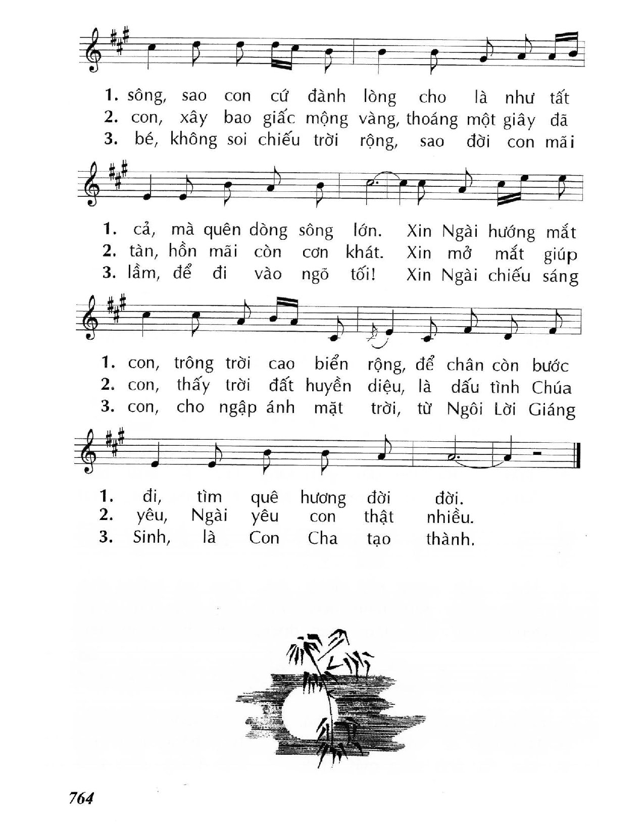 Page 2 of Sheet music PDF Bao tháng ngày trần gian - Huy Hoàng