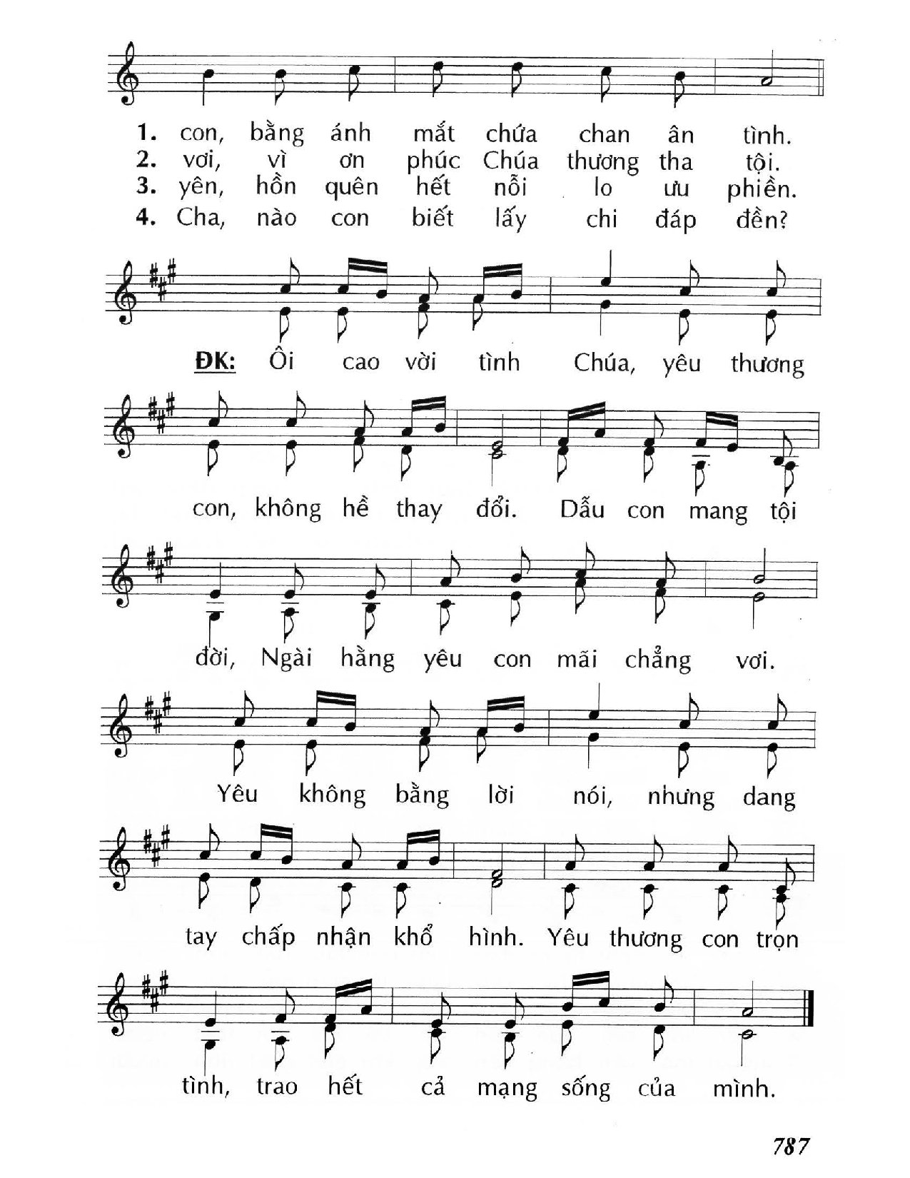 Page 2 of Sheet music PDF Con về bên Chúa - Huy Hoàng